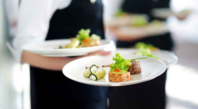 Hospitality team ready to serve